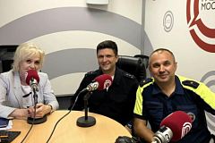 «Безопасность начинается с детства»: сотрудники ГИБДД УВД по ЦАО обсудили важные вопросы в эфире «Радио Москвы» 