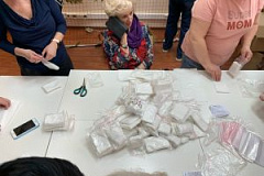 Активисты Молодежной палаты района подготовили партию сухого душа для бойцов СВО