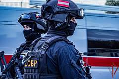 В столице состоялись совместные учения сотрудников Росгварди