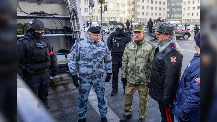 Директор Росгвардии генерал армии Виктор Золотов проверил организацию службы в столичном главке Росгвардии